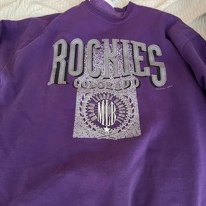 Vintage Colorado Rockies Crew Neck.
